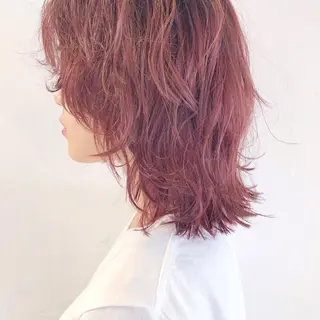 セミロング カラー パーマ ヘアアレンジ メンズ ネイル マツエク・マツパ レイヤーカット指名 No.1💖マユカのヘアスタイル