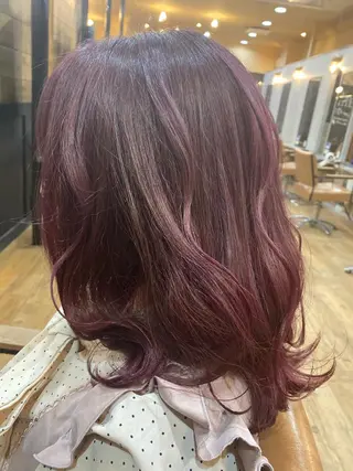 セミロング カラー 特殊カラー特化 ✂️SHIAN フジのヘアスタイル