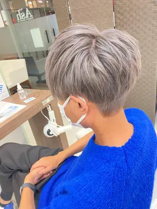 ショート 髪質改善カラー/店長 宮内秀峰のヘアスタイル
