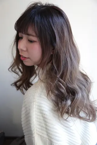 ロング カラー パーマ アイビーライン武蔵小杉所属・💟アイリスト 💟のマツエク・マツパデザイン