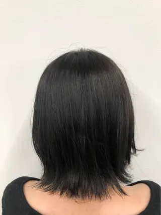 セミロング 透明感/艶髪/💖 トレンドスタイル💖のヘアスタイル