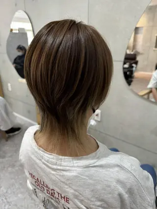 ミディアム カラー Nani SATOMIのヘアスタイル