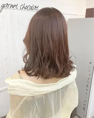 ミディアム B3  SHARE SALON【ビースリーシェアサロン】所属・☀️透明感color KURO☀️のヘアスタイル