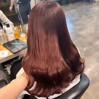 セミロング IS所属・横浜美容室/透明感 カラー/レイヤーのヘアスタイル