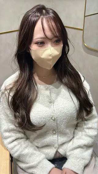 ロング 🫧レイヤーカット/ 韓国ヘア🫧白石輝のヘアスタイル