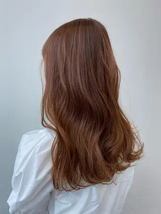 セミロング カラー ハイレイヤー/顔周り /レイヤーカットのヘアスタイル