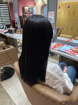 ロング カラー 鳥見 若菜のヘアスタイル
