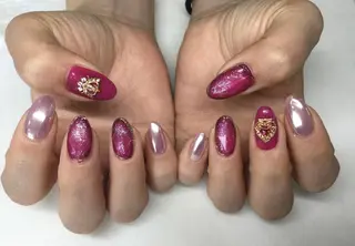 ネイル 💎🐰 saki. m 🐰💎のネイルデザイン