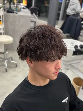 ショート パーマ 堀合駿輔 パーマ /ショート/レイヤーのヘアスタイル