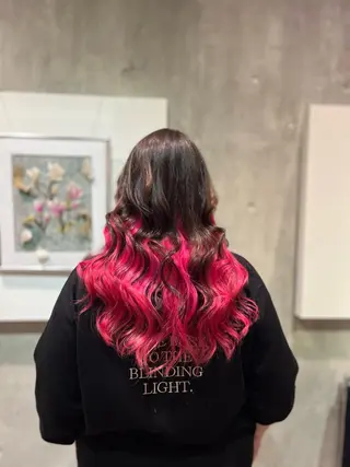 ロング カラー La fith rosa所属・miharu🐱 茨木/透明感カラーのヘアスタイル