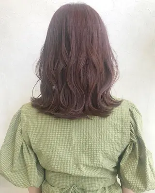 セミロング カラー nakahara madokaのヘアスタイル