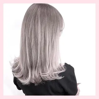 ミディアム カラー シシド ユウスケ Aceのヘアスタイル