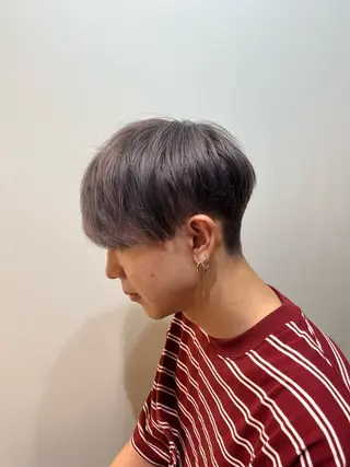 ショート メンズパーマ、スパ イキー、上野星也のヘアスタイル