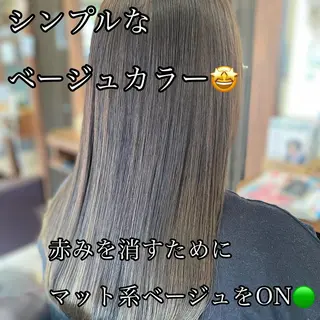 セミロング 加藤 実穂のヘアスタイル