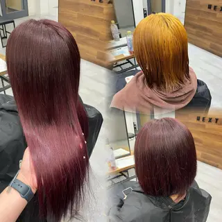 ロング カラー RIO🩶NEXT/ エクステ/ハイトーンのヘアスタイル