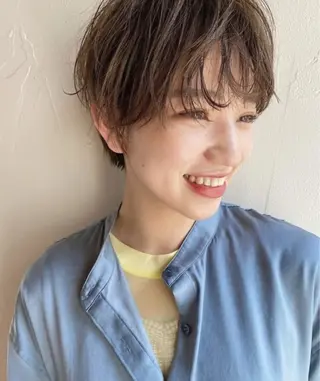 ショート 似合わせカット‪// 鶴我万唯華のヘアスタイル