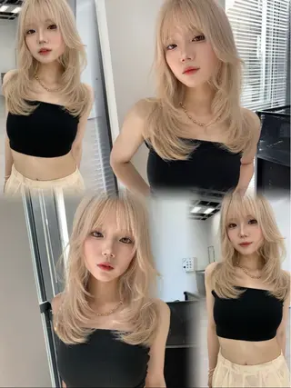 ミディアム カラー 及川 淳哉のヘアスタイル