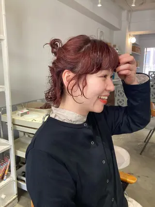 ショート カラー カワタ リュウセイのヘアスタイル