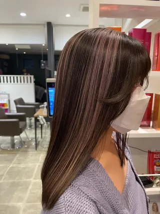 カラー 井上 舞のヘアスタイル