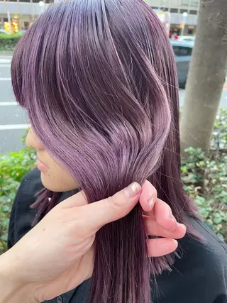 ミディアム カラー パーマ ヘアアレンジ メンズ キッズ ネイル マツエク・マツパ アイブロウ tatsumi/ボブ ウルフ/レイヤーのヘアスタイル