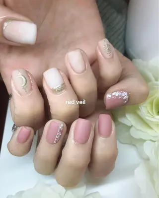 ショート ネイル 長さ出し専門 nynaのネイルデザイン