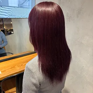 ロング カラー ヘアアレンジ 🌷韓国淡色ブリーチ 特化／りの🪽のヘアスタイル