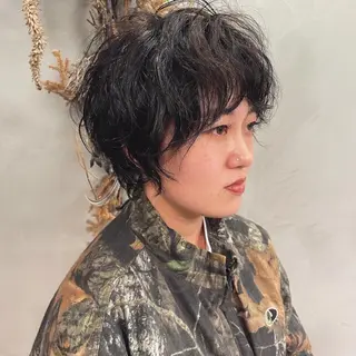 ショート パーマ RorriM natsuのヘアスタイル