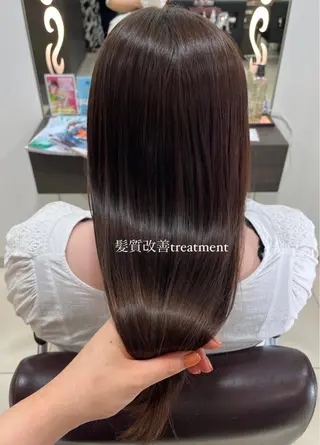 ロング ぷつっとボブ/ちゅる ピンク/mika☆のヘアスタイル