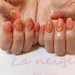 ネイル La neige* yuki 🥯🍑のネイルデザイン