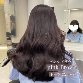 ミディアム カラー ブリーチなし🤍透明 感カラー🤍しゅうじのヘアスタイル