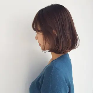 ミディアム カラー 美髪⭐︎髪質改善 井上　康司のヘアスタイル