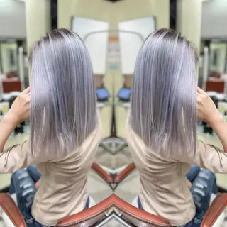 ミディアム Y Uのヘアスタイル