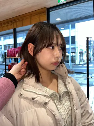 ミディアム カラー 産休中です 艶カラー♡オカのヘアスタイル