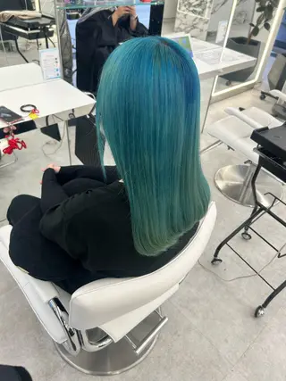 ロング カラー はるか/ブリーチカラ ー/ヘアアレンジ🤍のヘアスタイル