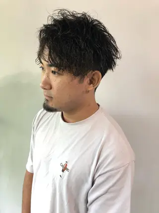 メンズ 森本裕/オーナー/ スパイラルパーマのヘアスタイル