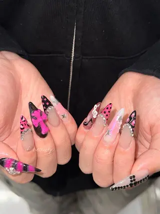 ネイル if Hair＆Nail Salon所属・IKA /海外ネイル /個性派/ワンホンのネイルデザイン