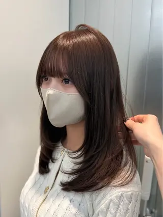 ミディアム カラー 似合わせstyle ❤︎misaki❤︎のヘアスタイル
