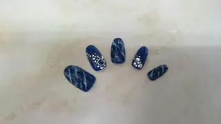 セミロング ロング ネイル nail salon Blancのネイルデザイン