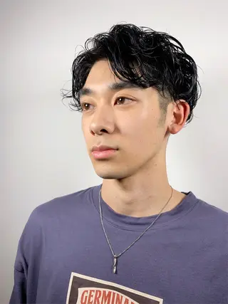 ショート パーマ メンズ tension 【テンション】のヘアスタイル