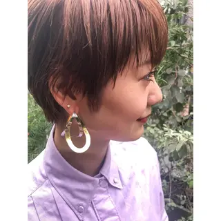 ショート カラー センスをお届けします 大谷将生INFPのヘアスタイル