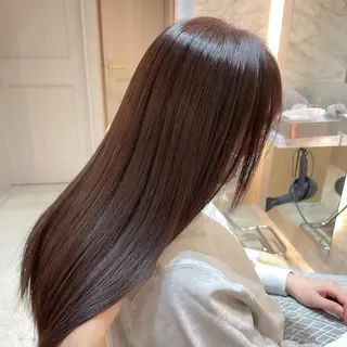 ロング カラー レイヤー/韓国ヘア 縮毛矯正🫧鈴木颯のヘアスタイル