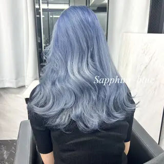 ロング カラー シールエクステ特化 ハイトーン、NANAのヘアスタイル