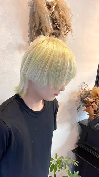 ショート カラー メンズ MEN'S  SEEK所属・椿 星恋のヘアスタイル