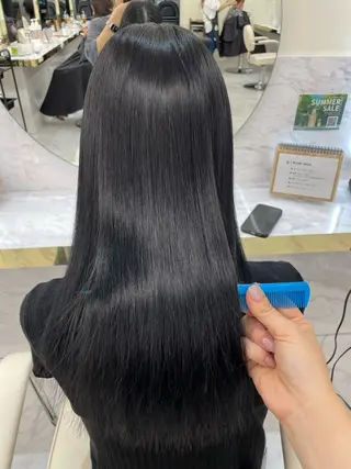 ロング カラー ヘアアレンジ 髪質改善特化 🫧松野力也のヘアスタイル