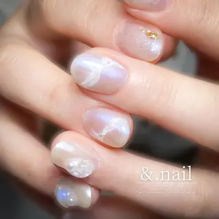 ネイル &.nail/ ニュアンス/持込み可のネイルデザイン
