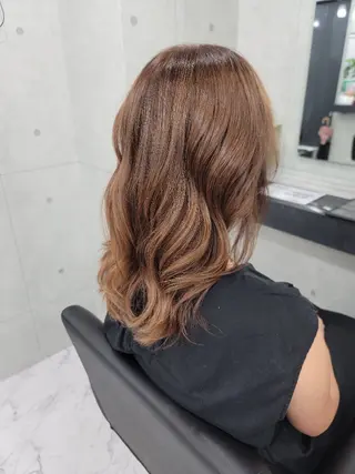 カラー ヘアアレンジ ロング Endearing所属・❇️安達 優心❇️ 髪質改善/艶髪特化のヘアスタイル