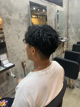 パーマ メンズ ⚡️メンズパーマ特化 mens支持◎/忠地のヘアスタイル