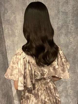 セミロング カラー 福田　洋樹 /  zina博多のヘアスタイル