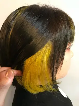 ショート カラー ヘアアレンジ 年間1500人担当 代表　南一路のヘアスタイル