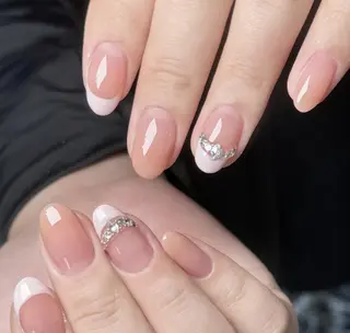 ネイル By moonネイル 🌷ワンホン/韓国風のネイルデザイン